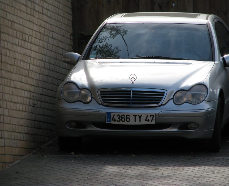 We brought the car to England on a ferry