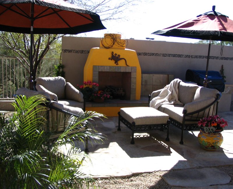 Sally designed all of the landscaping