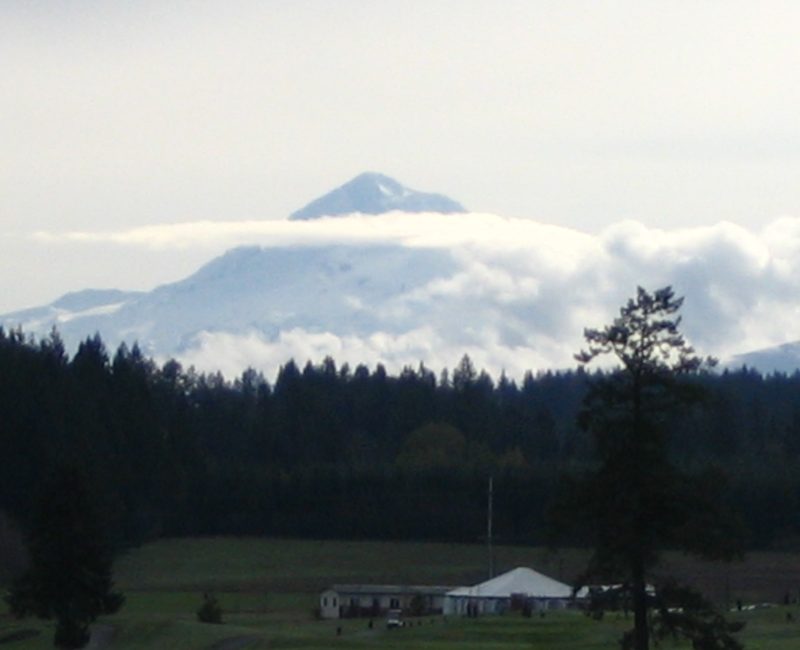 Mt Hood from the deck