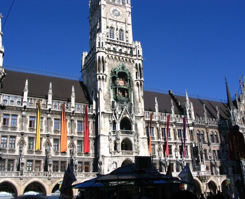 Munich, Germany--Marienplatz Square