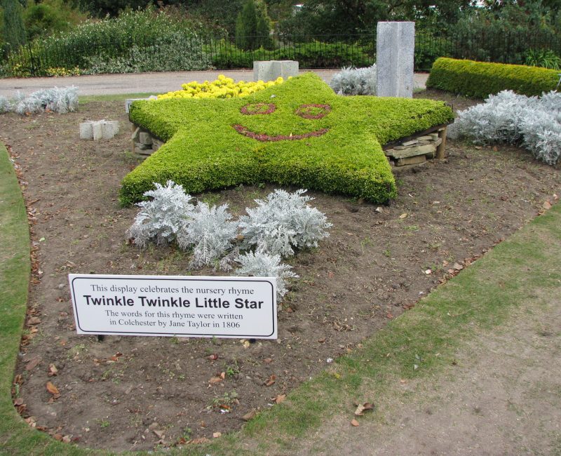 Twinkle Twinkle Little Star was written here in Colchester