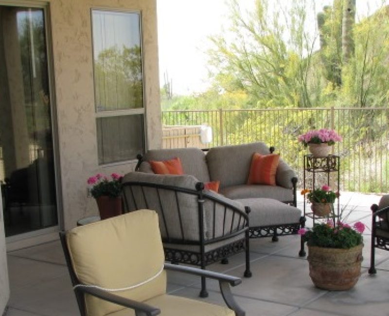 A nice place to take in the desert view